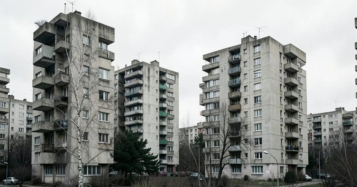 Immeubles collectifs des quartiers périphériques à Arles